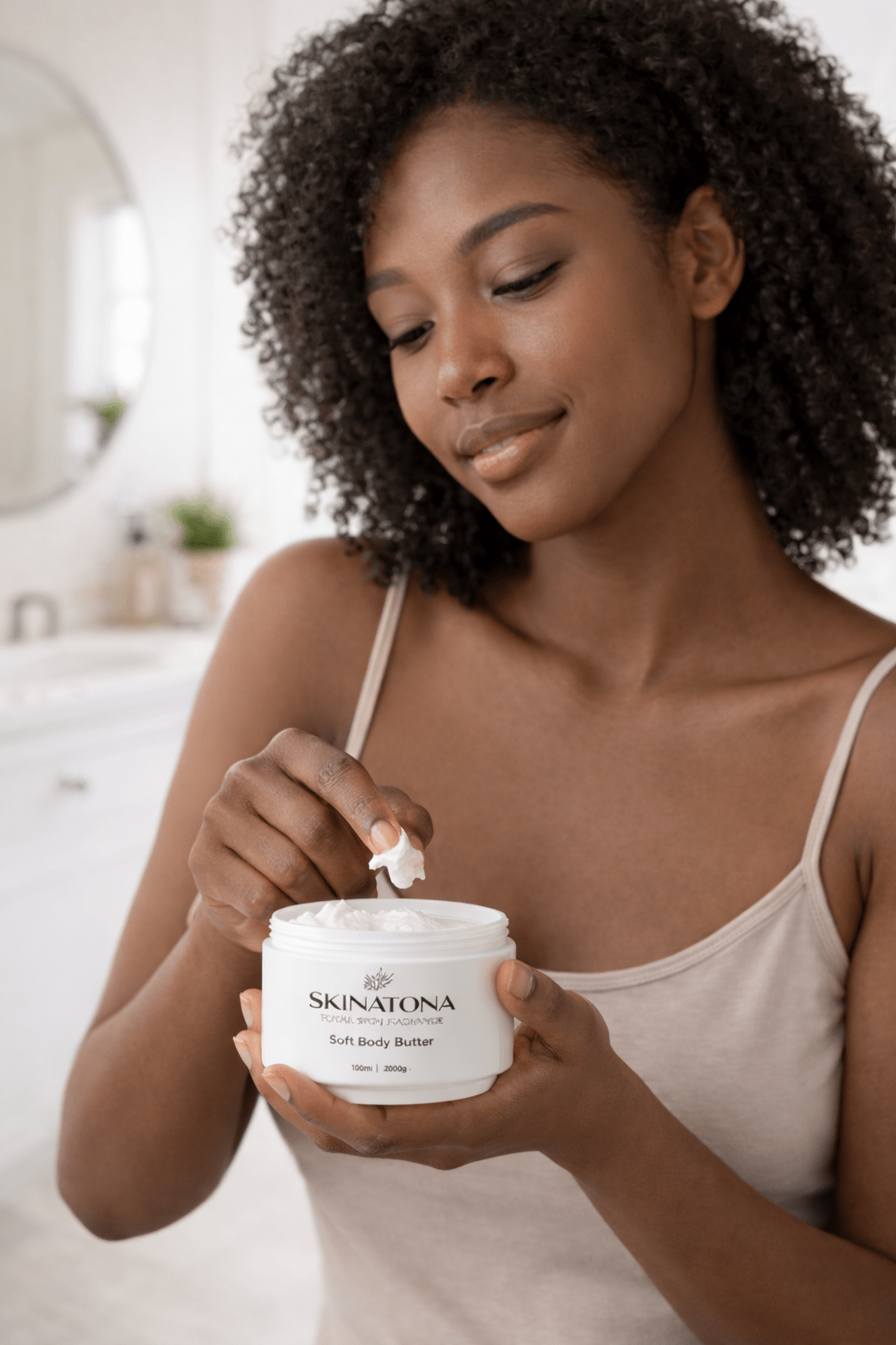 Soft Body Butter Deep Moisturizing Shea & Cocoa Formula - Skinatona