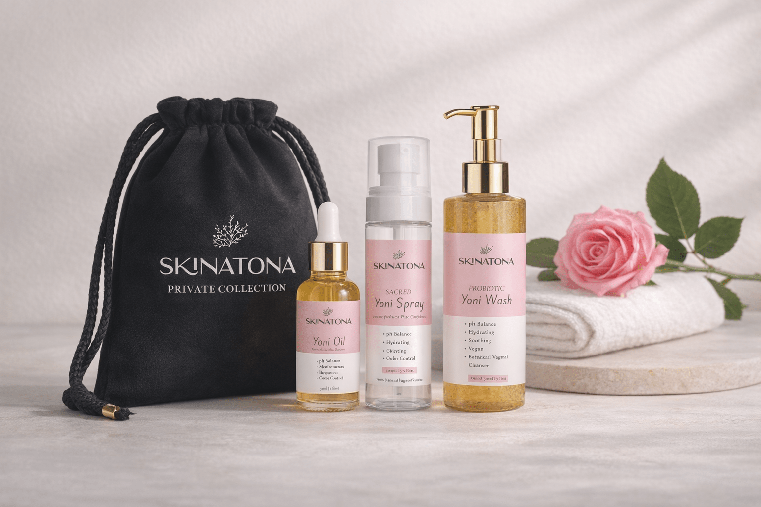 Natural Feminine Soap & Refreshing Spray - Skinatona