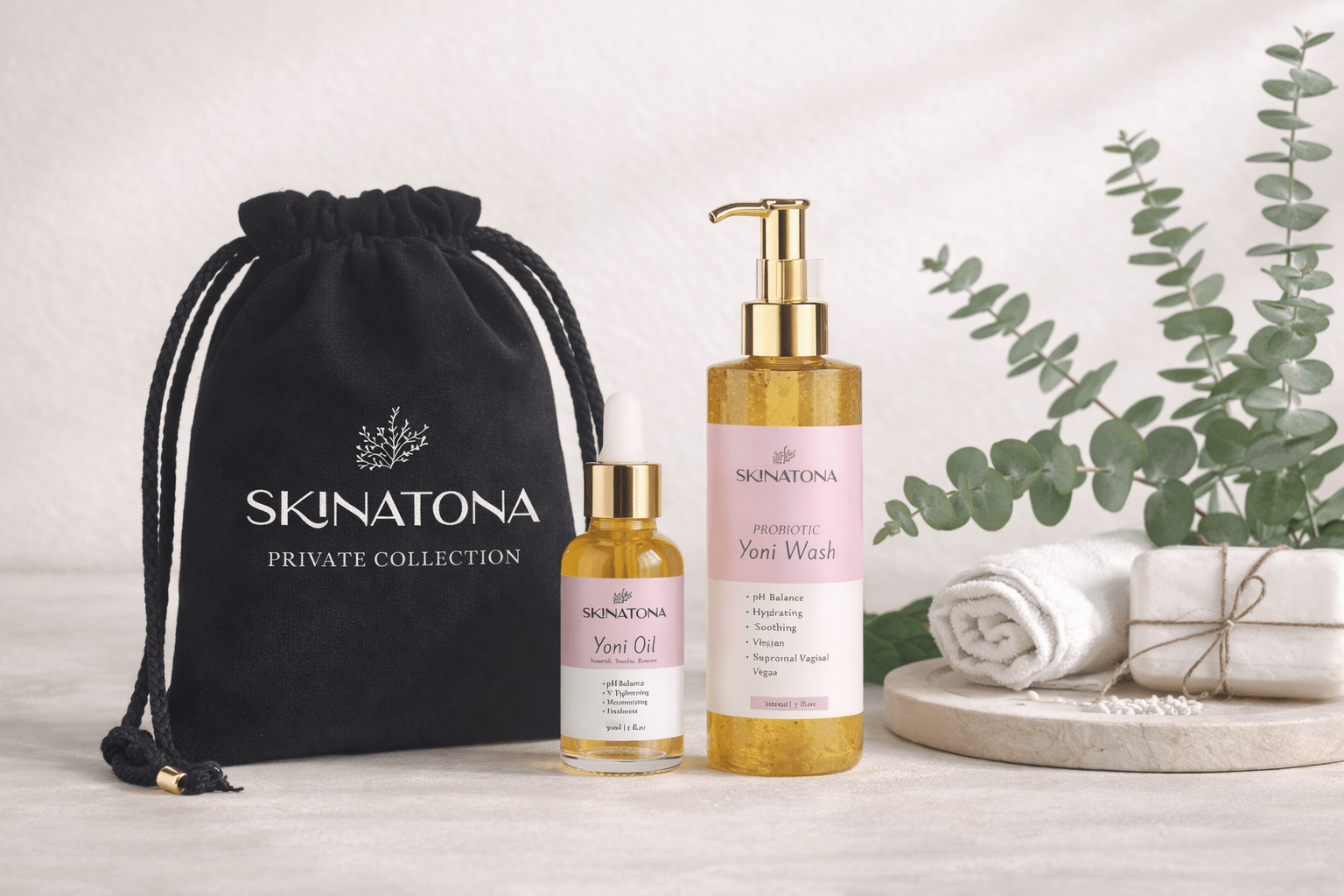 Sacred Balance Duo, Wash & Oil - Skinatona